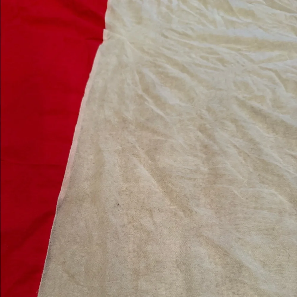 Bed Skirt - Red - Fits Full Size Mattress